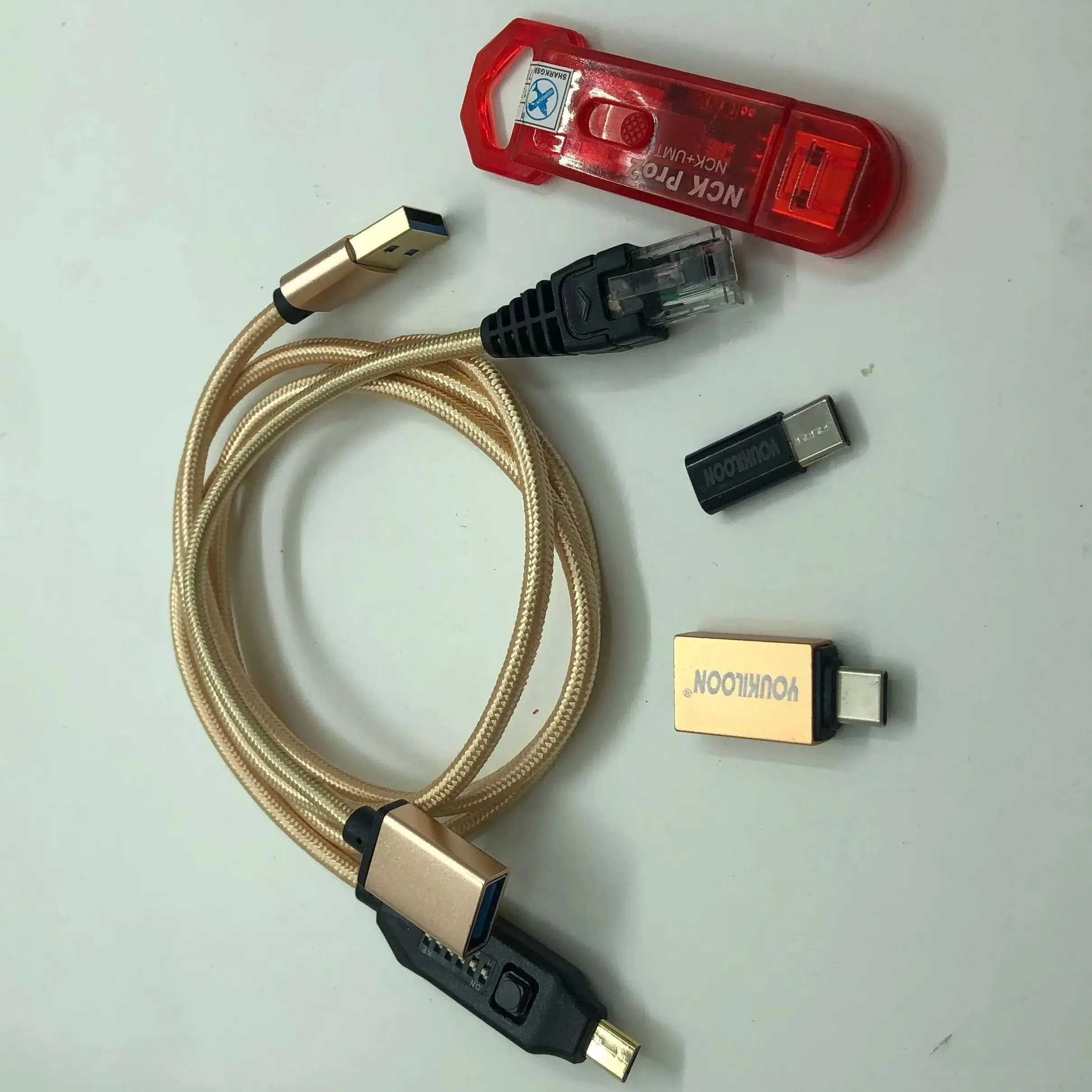2025 Новый ключ Nck Pro 2 (Nck + Umt) в 1 Umf All Boot Cable с SIM-картой и однолетним инструментом для