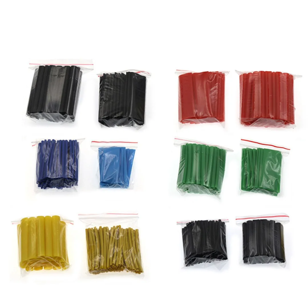328pcs/lot Heat Shrink Sleeve Tube Combination Electrical Cable Wire Insulation Connection Cover Protection Tubing Kit images - 6