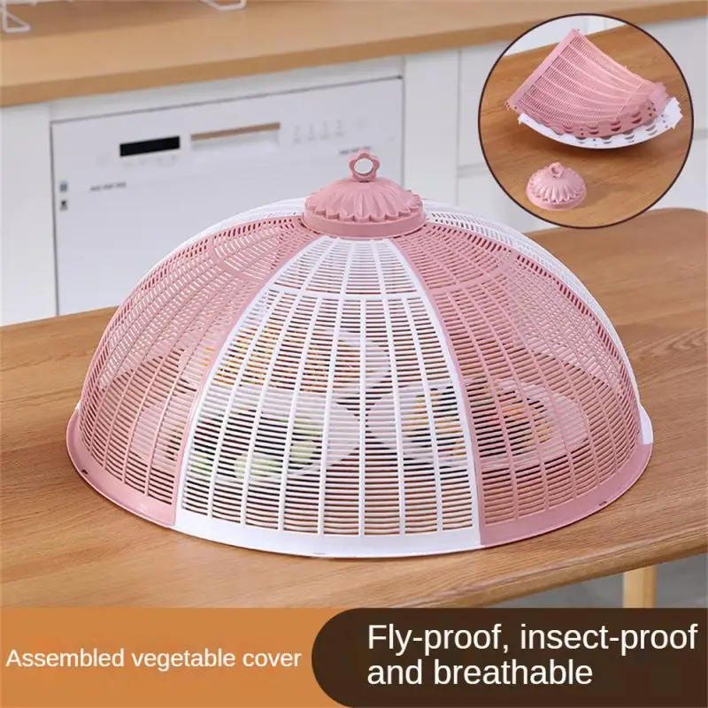 

Kitchen Food Cover Foldable Anti Fly Mosquito Mesh Cover Picnic Dinner Table Umbrella Style Tent Cover Kitchen Gadgets