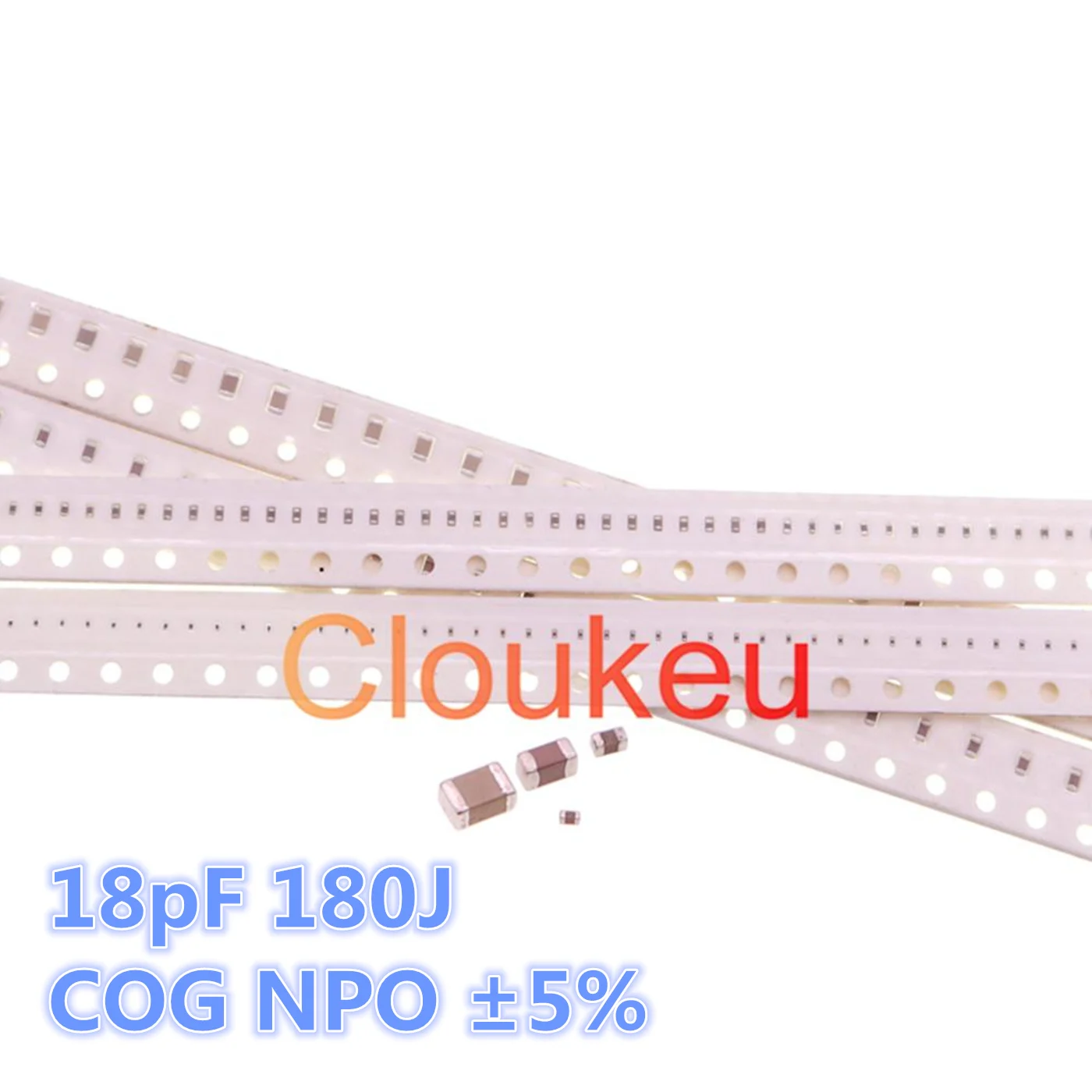 Микросхема керамический конденсатор 18pF 180J 0201 0402 0603 0805 1206 50V 100V 250V 500V 1KV 2KV COG NPO ± 5%