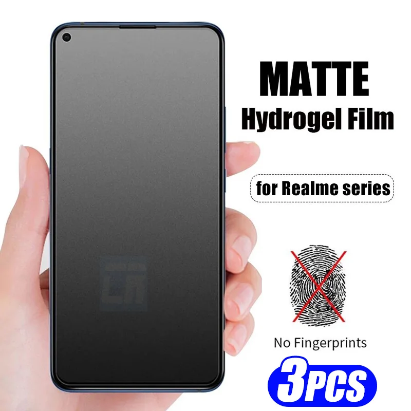 

3Pcs Matte Screen Protector Hydrogel Film for Realme 10 GT2 C25S C30 C31 C33 C35 GT Neo 3 3T 2 2T Oppo Reno 9 Pro Plus Soft Film
