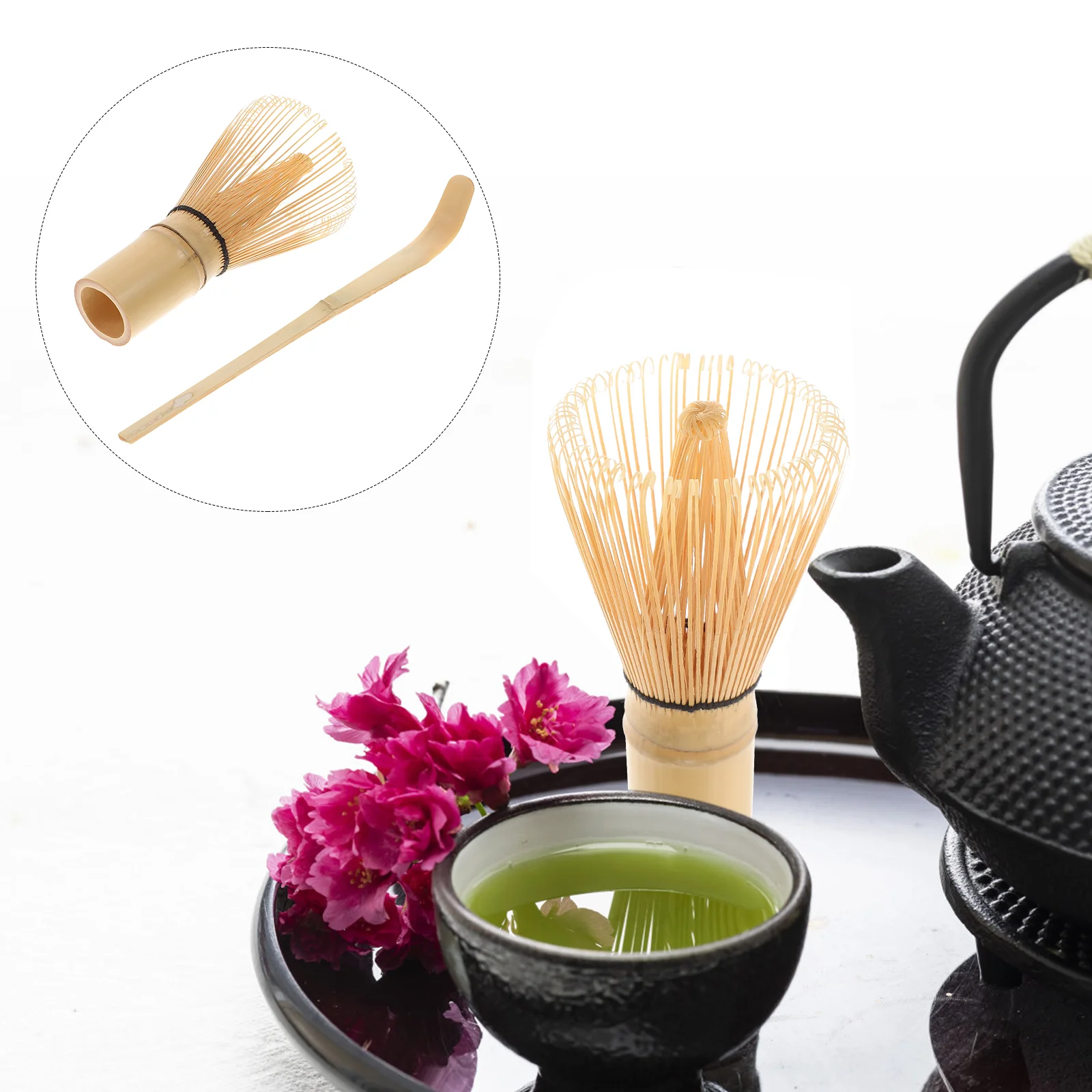 

Tea Whisk Japanese Tools Matcha Bamboo Lip Gloss Kit Blender Brush