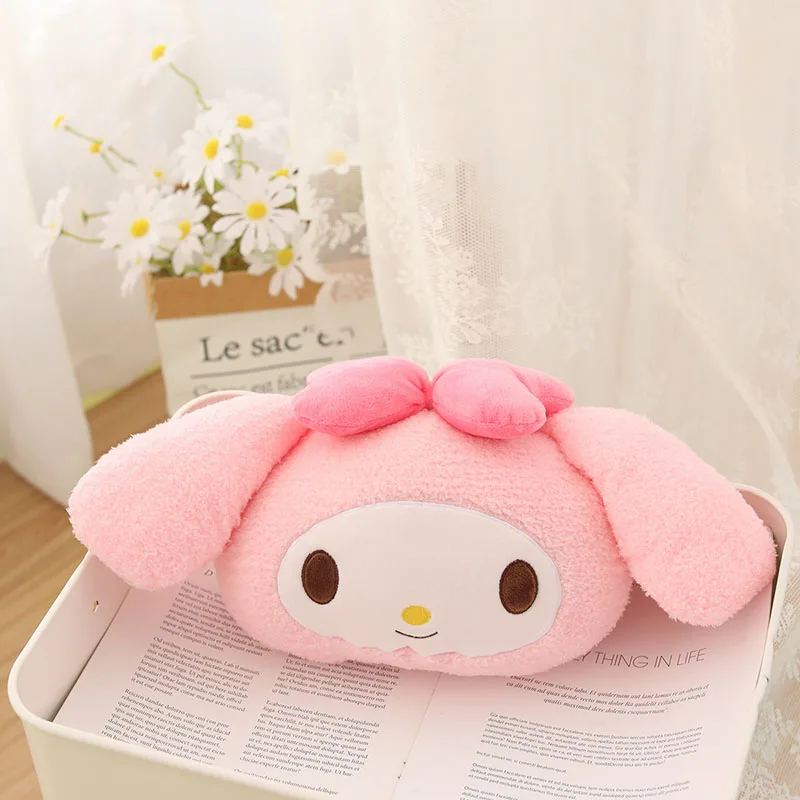 Hello Kitty MINISO My Melody Kuromi Cinnamonroll плюшевое мультяшное автомобильное кресло подушка для