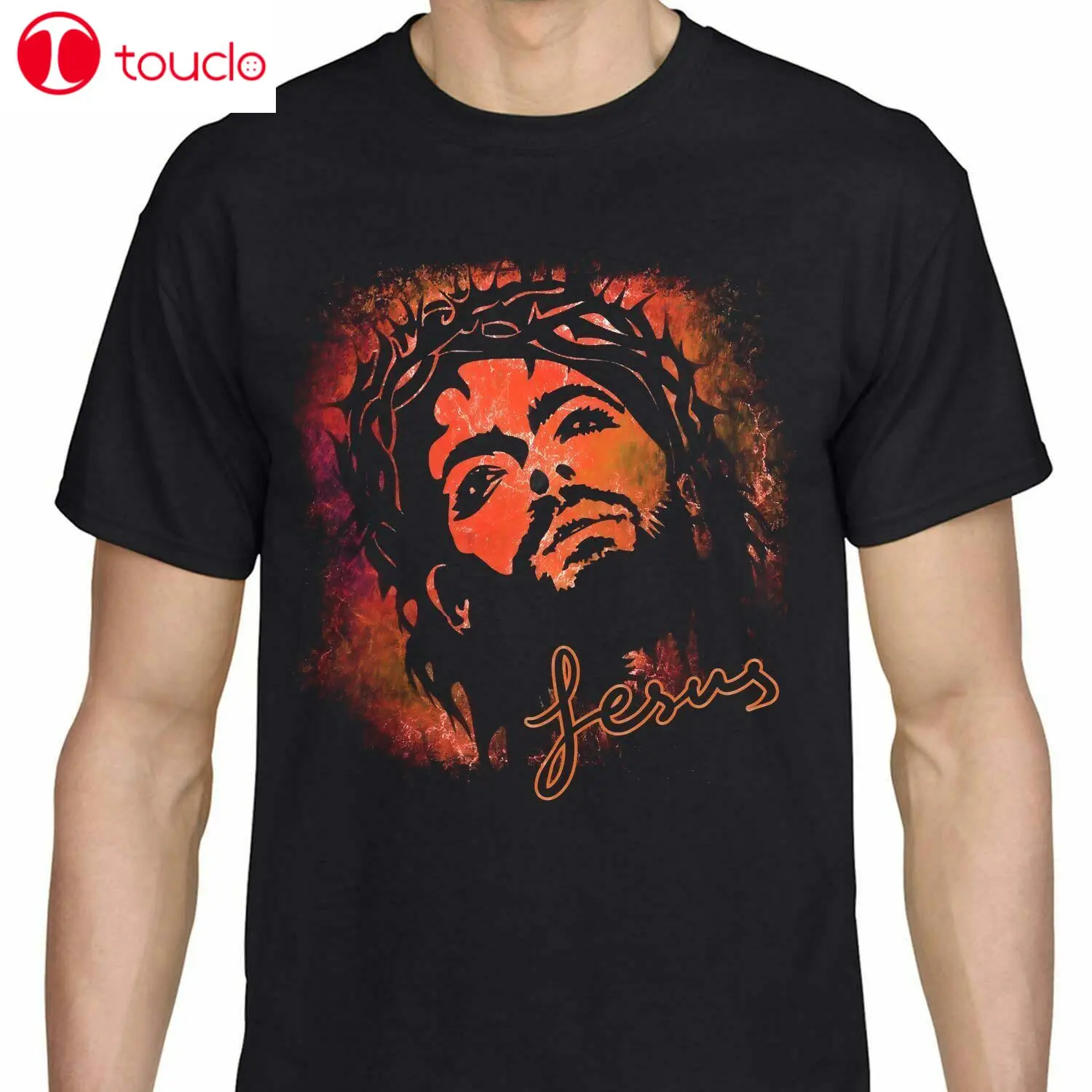 

Crown Of Thorns Jesus Christ T Shirt Catholic Religious Believer Men'S Black Tee Unisex Women Men Tee Shirt