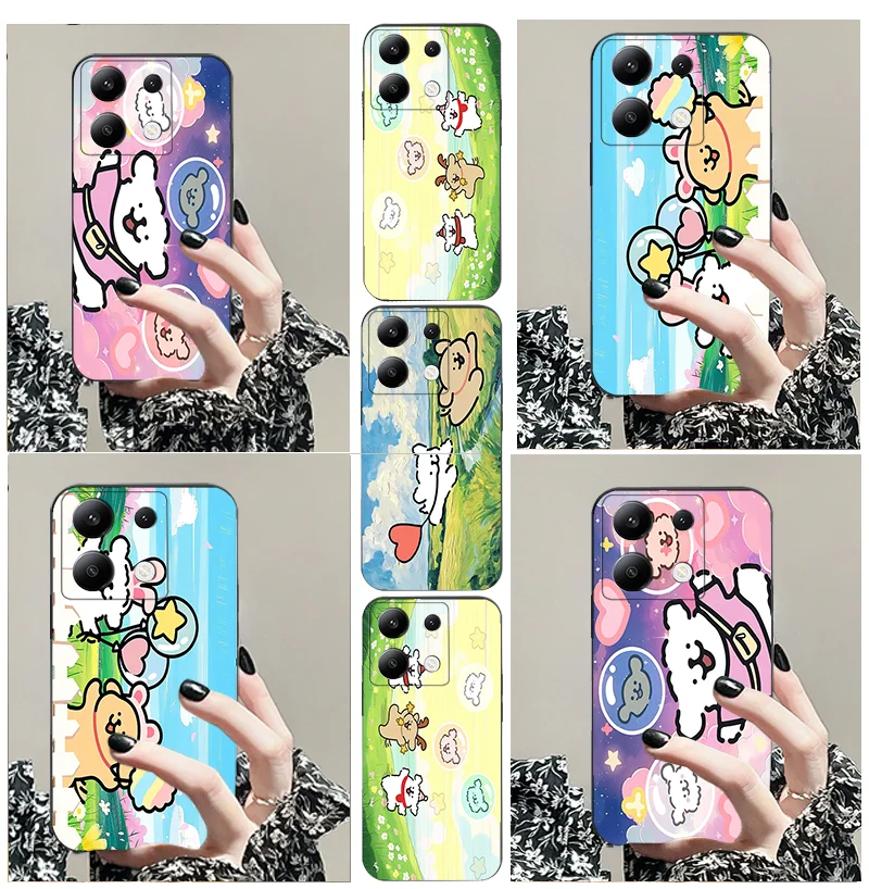 Силиконовый чехол для Redmi K70E 11 A X Prime CNFC 3 4 5 G 12 13 10 9 1 2 PLUS