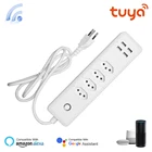 Смарт-розетка бразильская с поддержкой Wi-Fi и 4 USB-портами