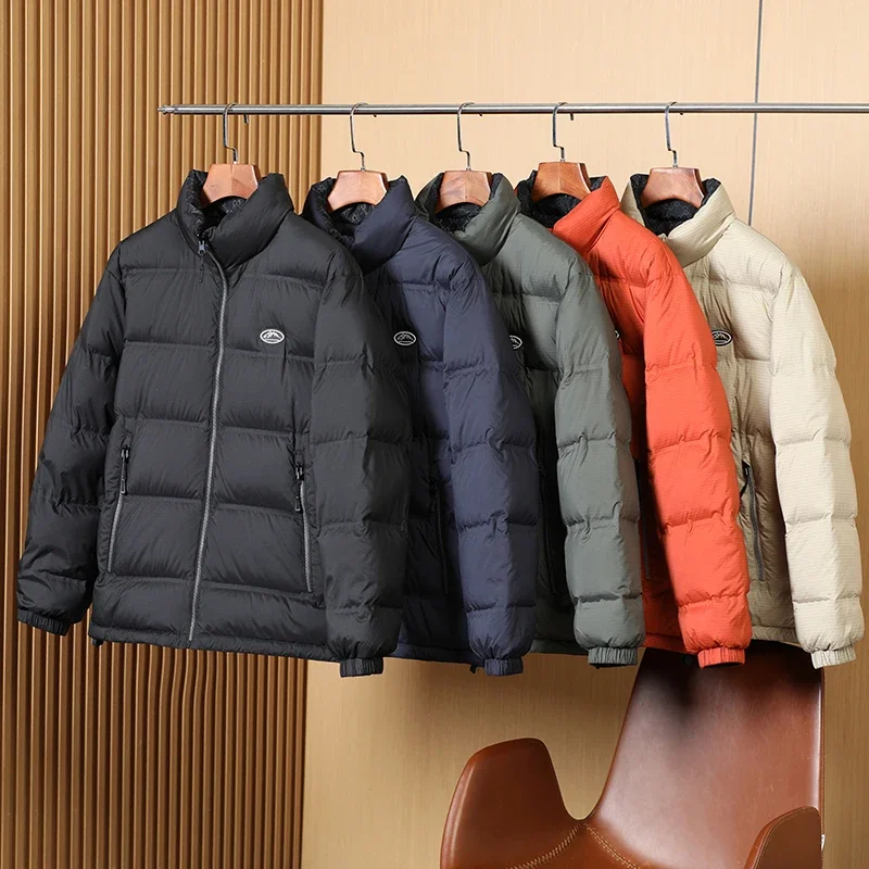 COZOK двусторонний короткий пуховик дизайнерская одежда мужская роскошная утиная