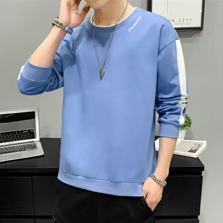 

Свитшот мужской в стиле пэчворк, Повседневная Уличная одежда, пуловер в стиле Харадзюку, осень 2022