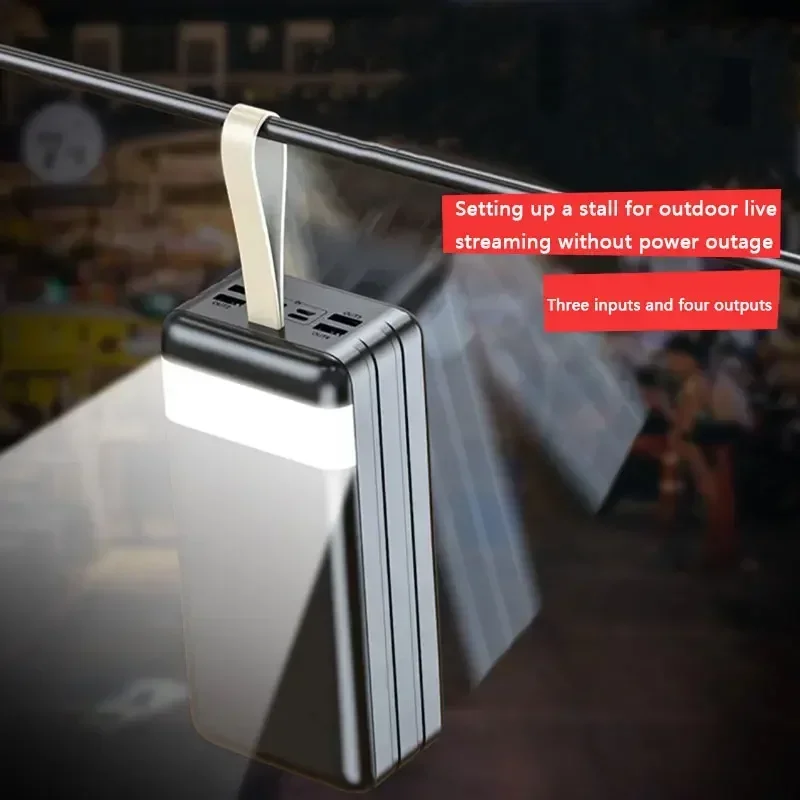 2 шт. портативное зарядное устройство с 4 USB-портами 200000 мАч