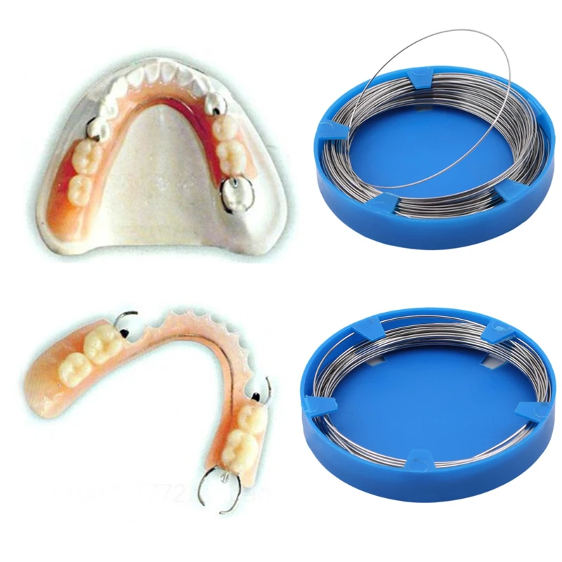 

Dental Stainless Steel Wire 0.5/0.6/0.7/0.8/1.0mm For Orthodontic Teeth Surgical Instruments