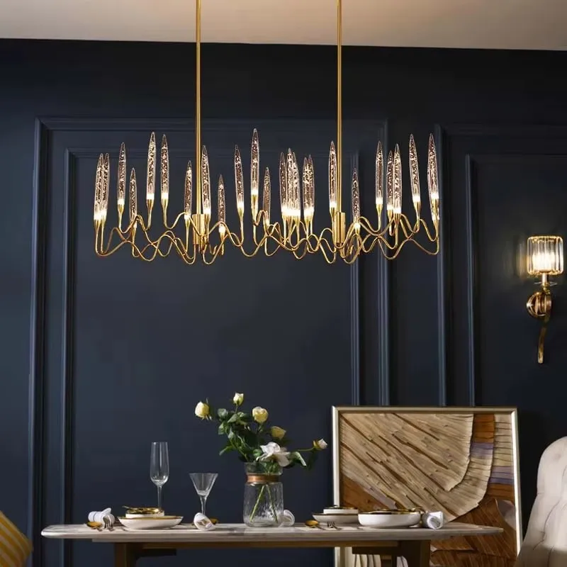 Постмодернистская роскошная люстра для гостиной скандинавский дизайнер вилла