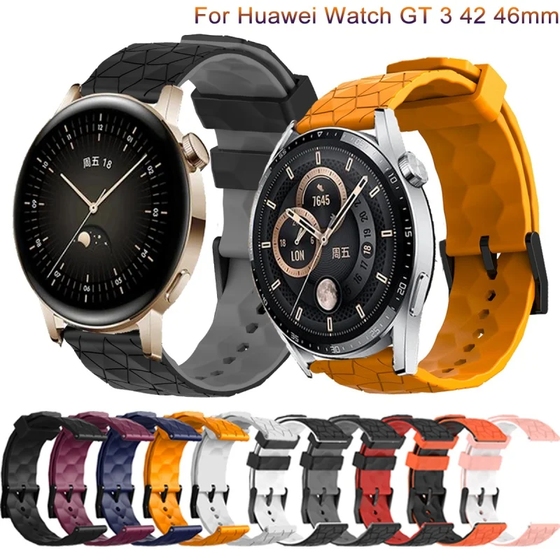 

Силиконовый ремешок для Huawei Watch GT3 GT 3 GT2 2 42 мм 46 мм, сменный Браслет для наручных часов Honor Magic