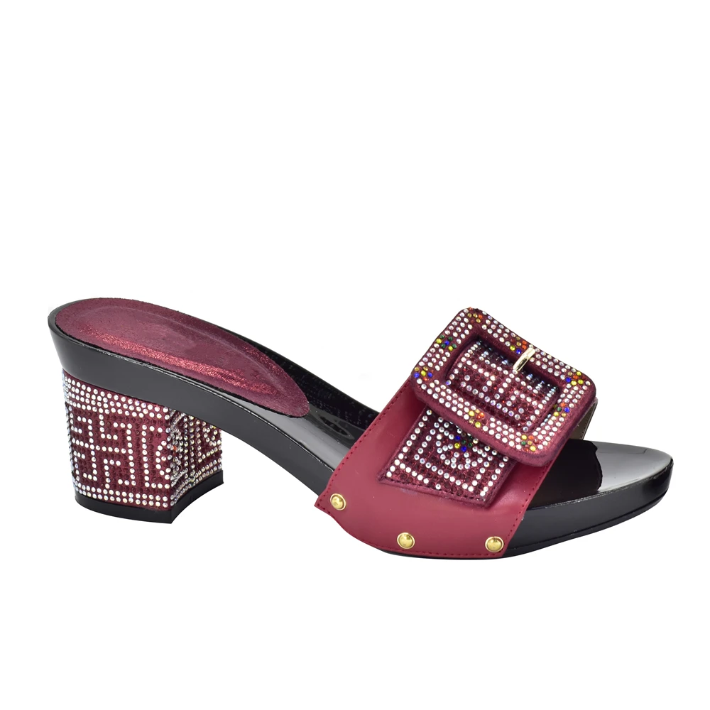 Новинка элегантные женские туфли красного цвета с кристаллами свадебные удобные