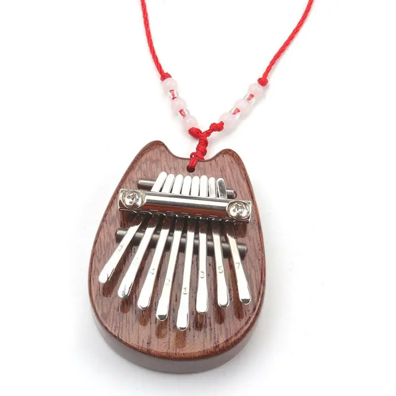 

8 Key Kalimba Customized Engrave African Solid Pine Mahogany Thumb Finger Piano Sanza Mbira Calimba Musical Instruments