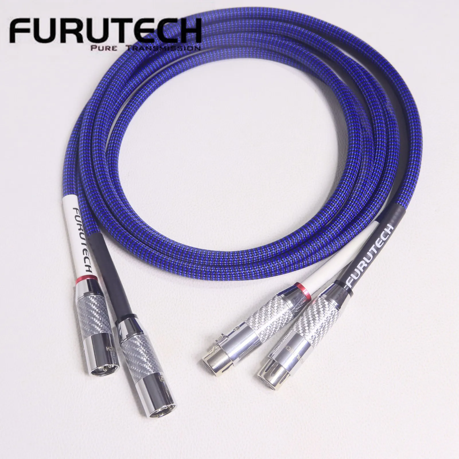 Фото 1 пара флагманских аудиокабелей FURUTECH DAS-4.1 XLR с высококачественными проводниками Alpha OCC, с оригинальными 3-жильными разъемами XLR, произведенные в Японии. №2