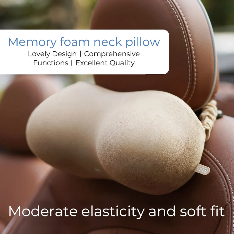 

Neck Support Memory Foam Car Headrest Mimi Car Pillow Cartoon Cute Car Supplies 100% pure memory foam car seat neck pillows
