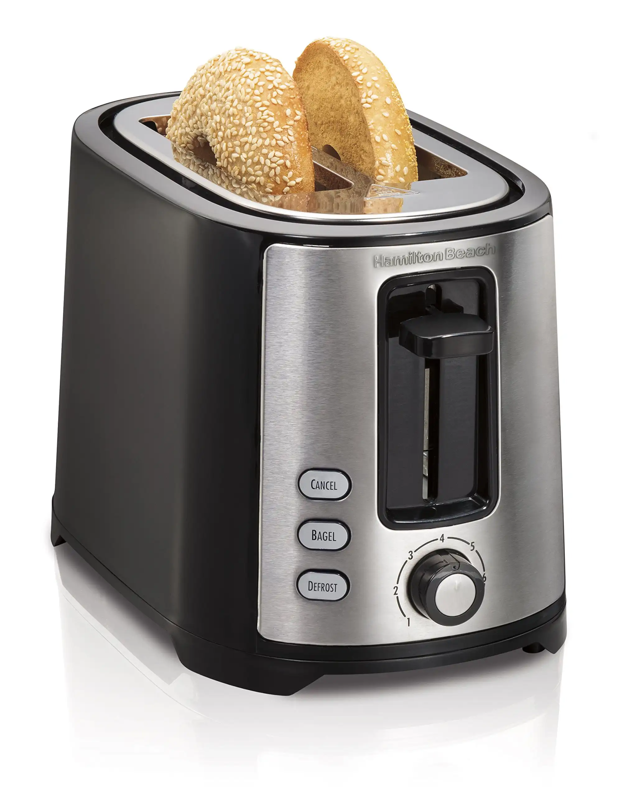 

Extra-Wide Slot 2 Slice Toaster, Black, 22633