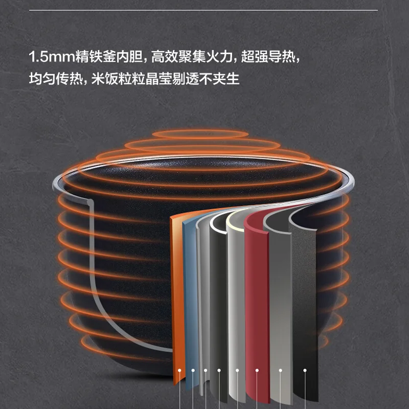 midea electric rice cooker household multifunctional 4l intelligent ih heating electric rice cooker kitchen appliances cooking free global shipping