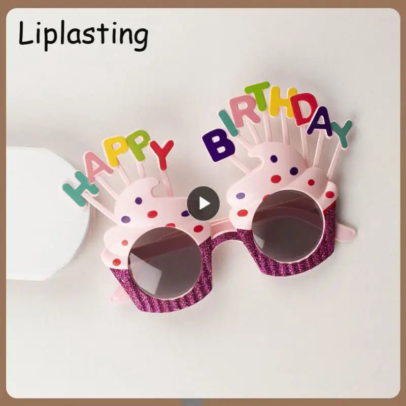 

Birthday Party Glasses Funny Candle Sunflower Rainbow Sunglasses Happy Birthday Photography Supplies Kids Adult Party Decor