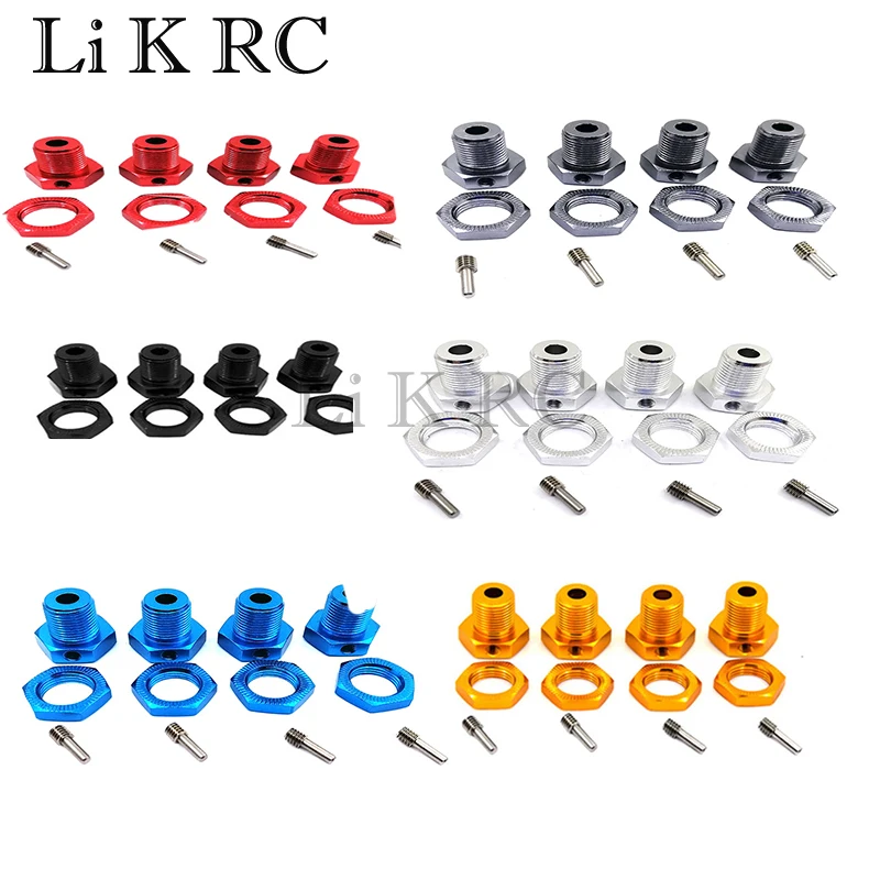 4 шт., Шестигранная втулка для радиоуправляемого автомобиля, 17 мм