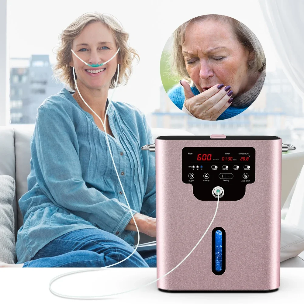 Новый 600 мл 900 электролиза щелочной воды Spe Pem гидрогеновая ингаляционная машина