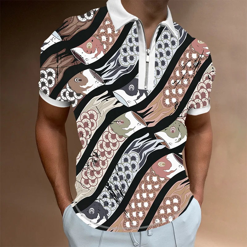 Рубашка-Поло X Task Force мужская с коротким рукавом Повседневная модная майка