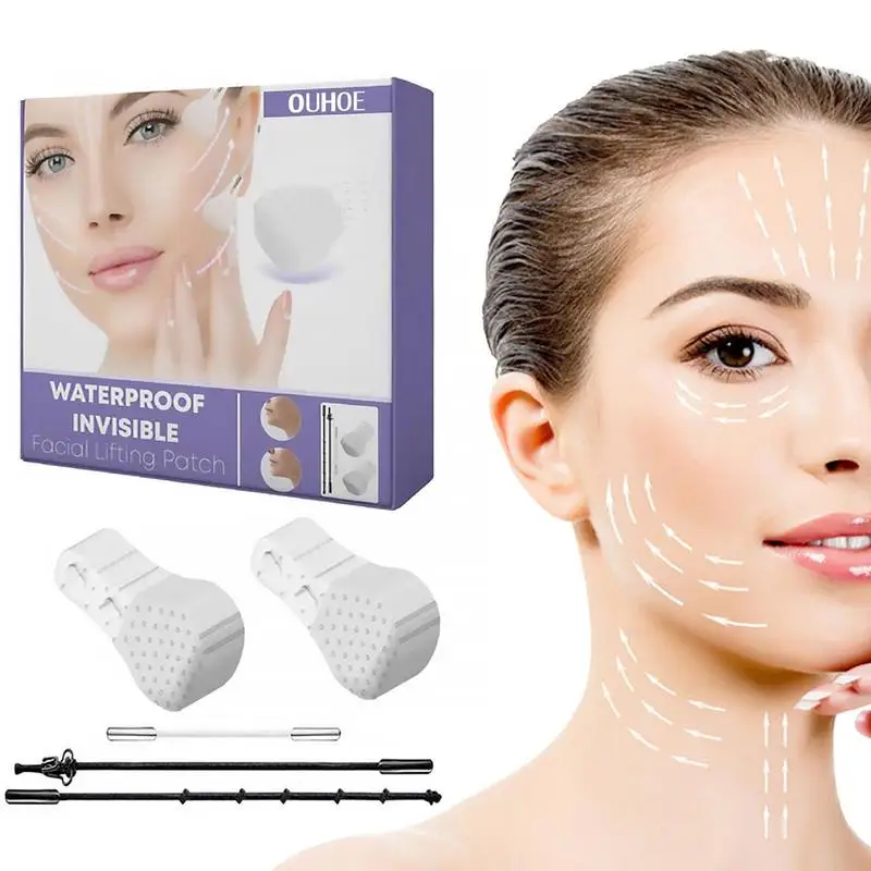 

Face Lifting Tape Invisible V-Shape Chin Skin Lifter Anti Sagging & Wrinkle Adhesive Patch Instant Double Chin Shaping Sticker
