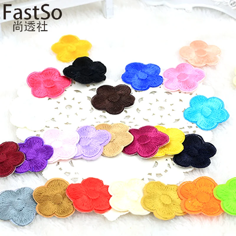 Маленький цветок железная нашивка на одежде ремонтная скатерть аппликация