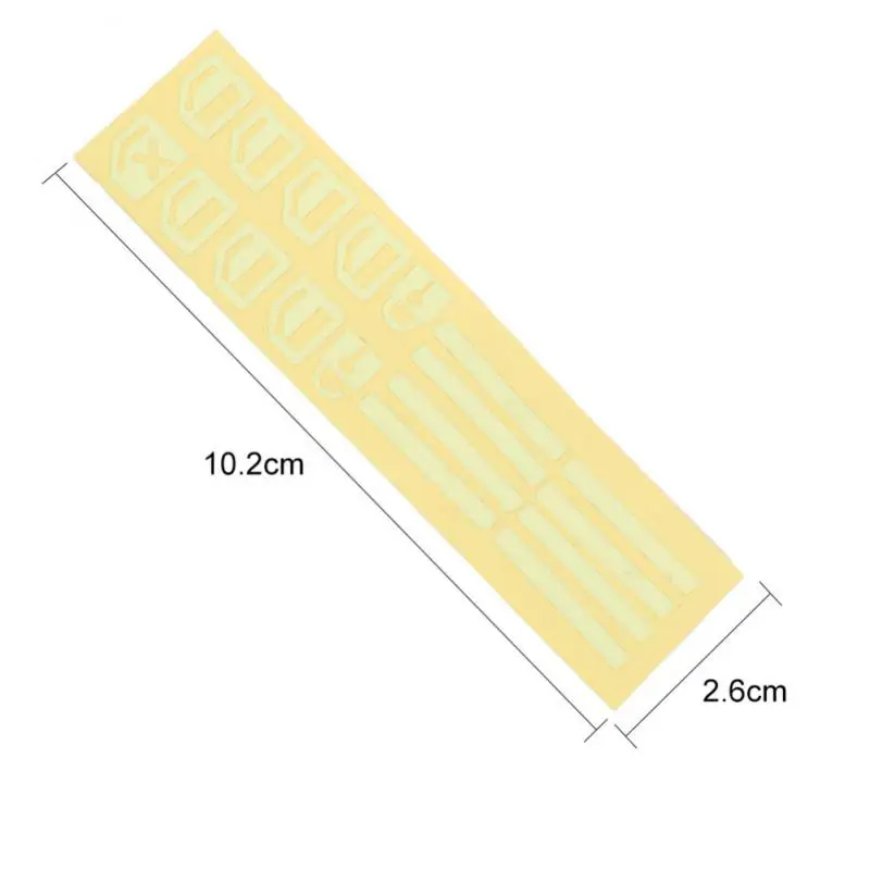 

Car Interior Stickers Waterproof Flame Retardant Car Window Lift Switch Sticker Durable Practical Luminous Sticker Fluorescent