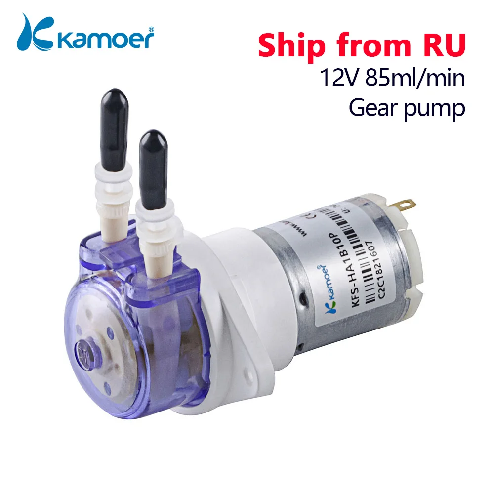 

Kamoer Dosing Pump KFS 12V Small Peristaltic Pump Reduction Gear Brushed Peristaltic Pump Filling for Spraying, Sweeping