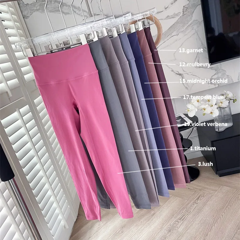 PROMOTE SALE Solid Color Sports Pants  Soft Nylon  Fitness Tight Women Workout Yoga  Legging Breathable Cycling Athletic Clothes