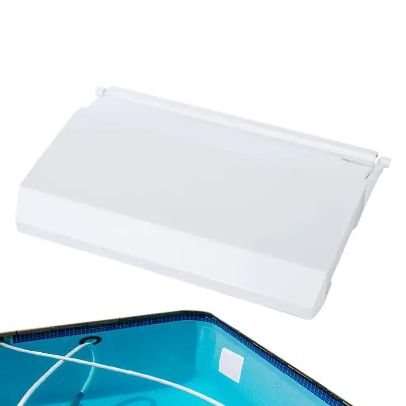 

Pool Skimmer Flap Door High Strength Replacement Part Cold And Heat Resistant White Pool Strainer Flap Multifunctional Practical