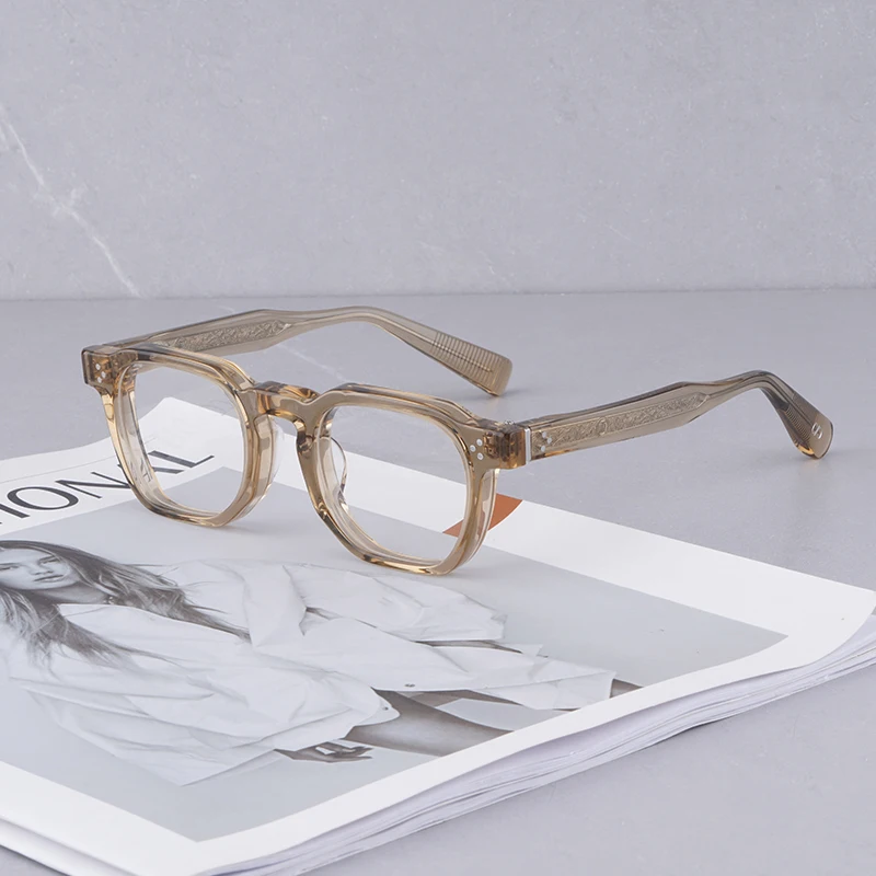 Japanese Vintage Classical Prescription Glasses Optical Myopia Frame Eyewear Glasses Men Quality Aceteate Eye Glasses for Men
