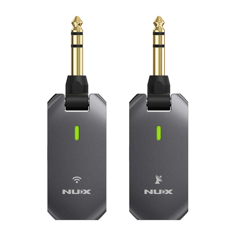 

NUX C-5RC 5.8GHz Wireless Guitar System for Active or Passive Pickup UHF Guitar Wireless Transmitter Receiver Low Interference