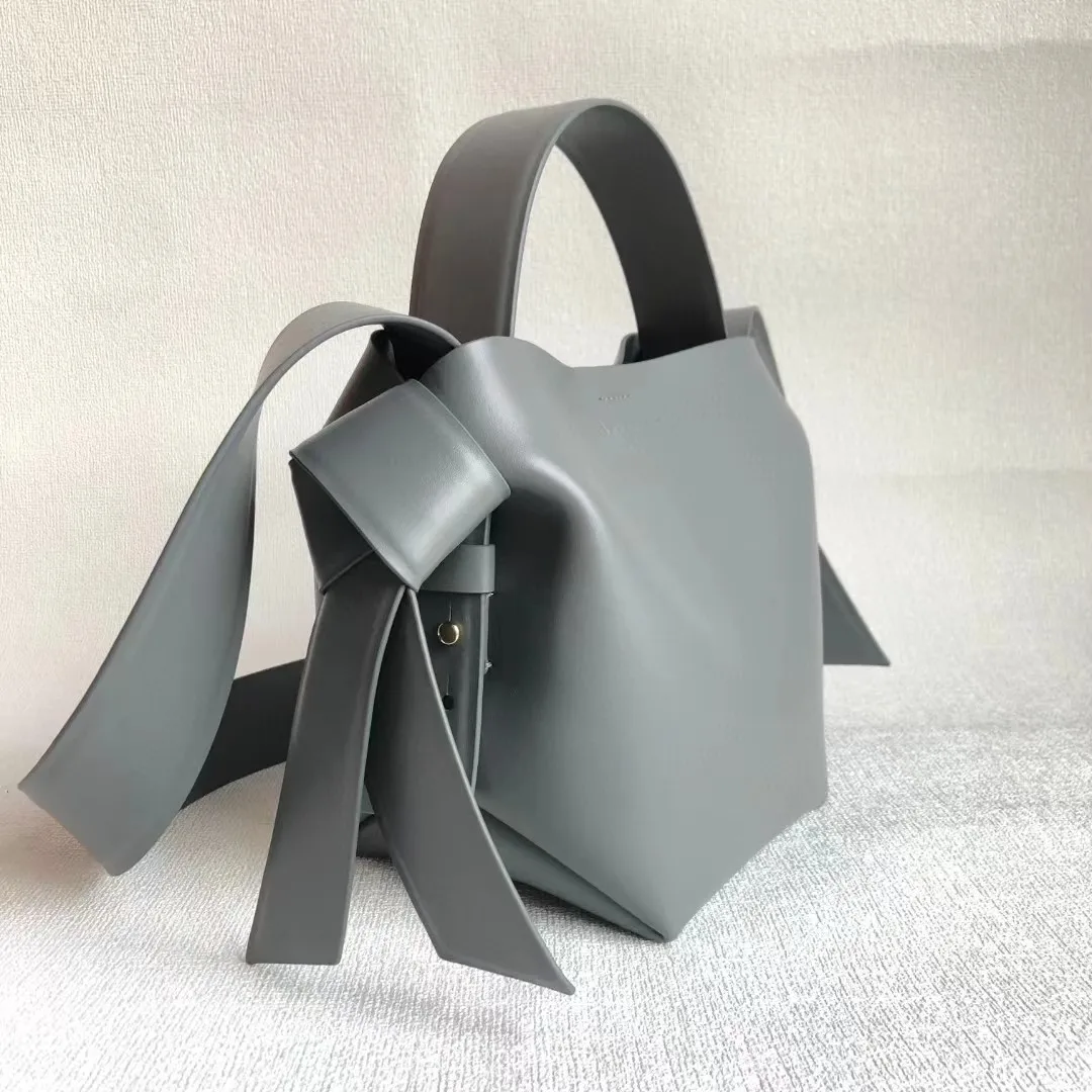 Классическая нишевая Повседневная Женская воловья кожа простой бант на одно