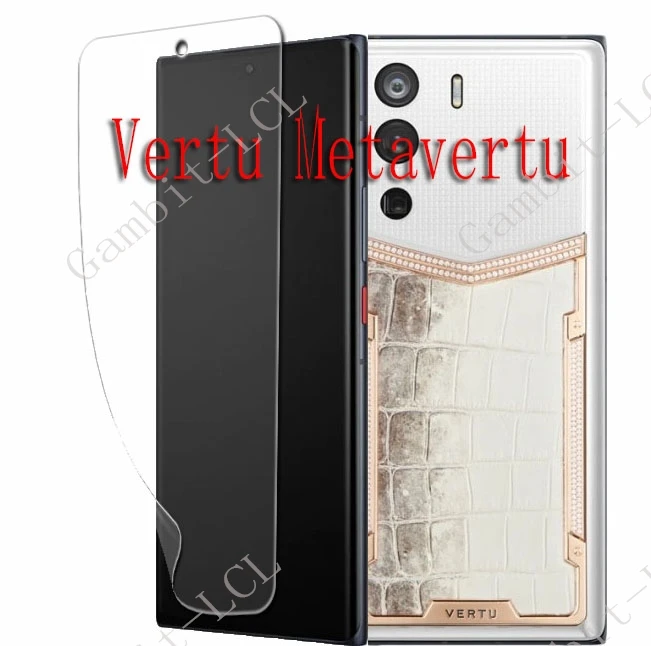 Фото 2/4 шт. HD гидрогелевая пленка с полным гидравлическим покрытием для Vertu Ironflip Metavertu iVertu 5G Iron flip, защитная пленка для экрана №2