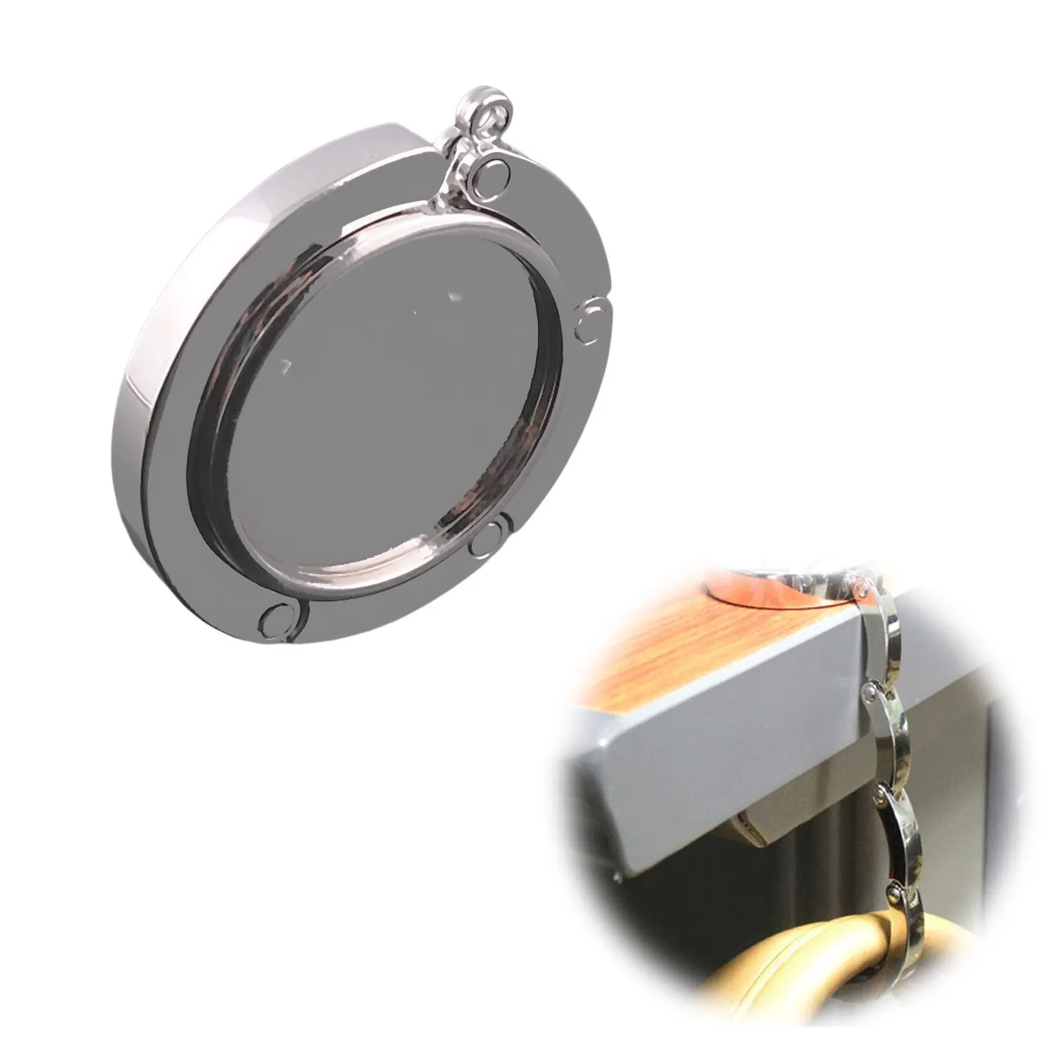 

Metal Round Bag Hook Embryo Carrying Fashionable Bag Clasp