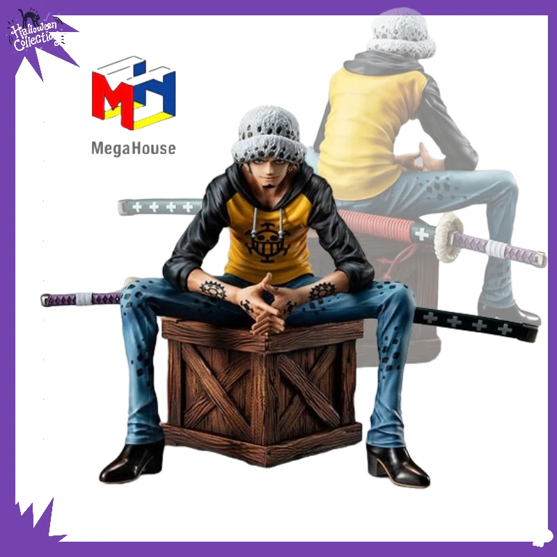 

In Stock Original Megahouse POP Playback Memories ONE PIECE Trafalgar Law Animation Toys for Birthday Gift Collection Model