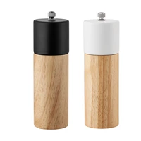 wooden pepper and salt mill cooking tools pepper grinders shakers oak wood pepper salt grinder for home kitchen