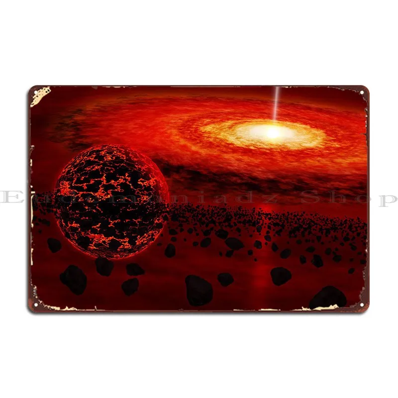 

Металлический плакат с надписью «Декоративная звезда»