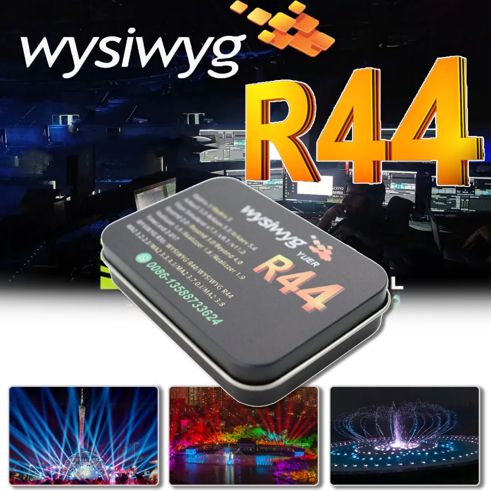 

Программное обеспечение Dongle 9 в 1 WYSIWYG R44, проекция, выполнение 3d-программ, Realizzer бабушка 2, Artnet, светильник DMX512, USB