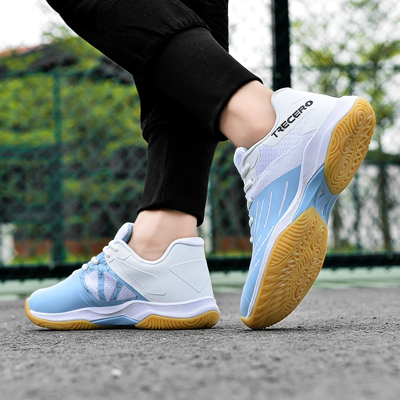 SENAGE Professional Badminton Tennis Shoes Breathable Anti-Slippery Sport Shoes Men Sneakers Women Tennis Training Shoes