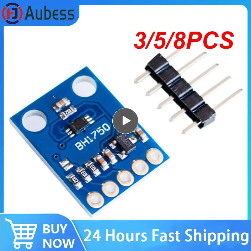 

3/5/8PCS High-precision Gy-302 Bh1750 Built-in 16bit Ad Converter Digital Output Bh1750 Chip Light Intensity Gy-302