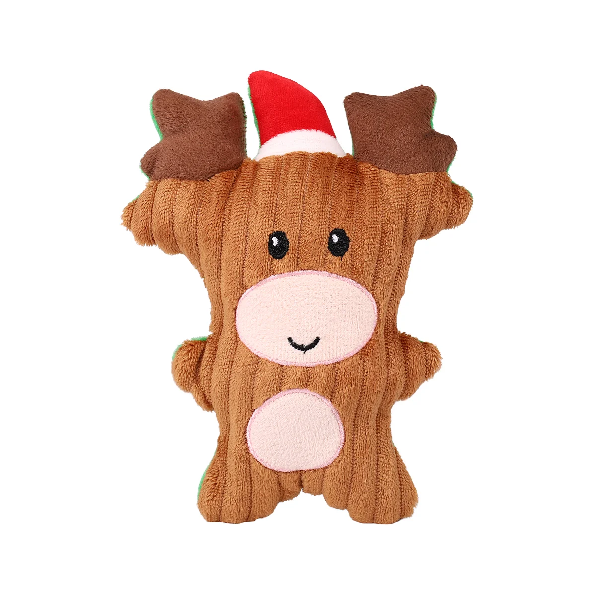 

Toy Christmas Squeaky Pet Dog Bite Elk Reindeer Chew Plush Deer Puppy Sound Interactive Toys