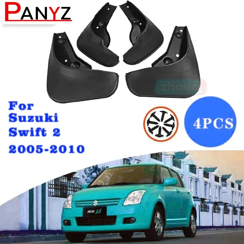 Брызговики для Suzuki Swift 2 II 2005-2010 2006 2007 2008