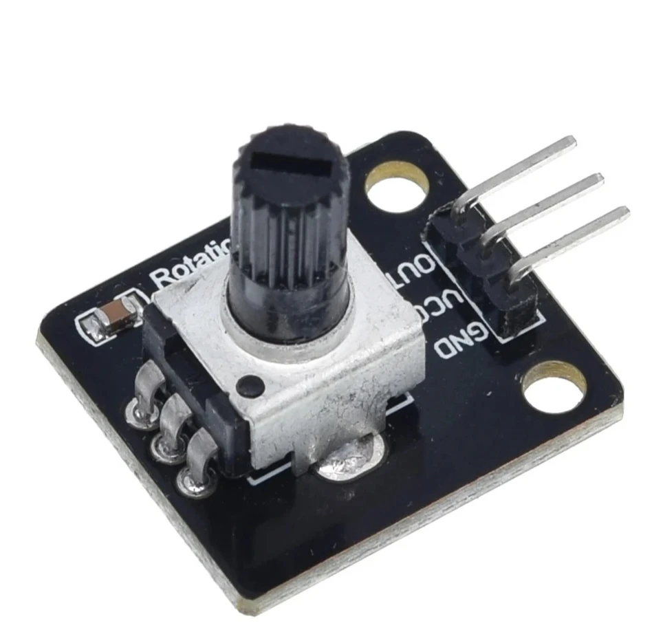 Фото Подходит для электронного строительного блока Raspberry Pi Arduino TZT RV09, поворотный энкодер, поворотный потенциометр, аналоговый модуль ручки №5