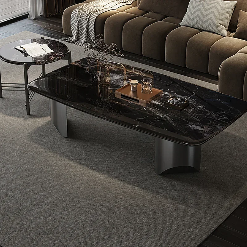 Современный журнальный столик в скандинавском стиле роскошный железный