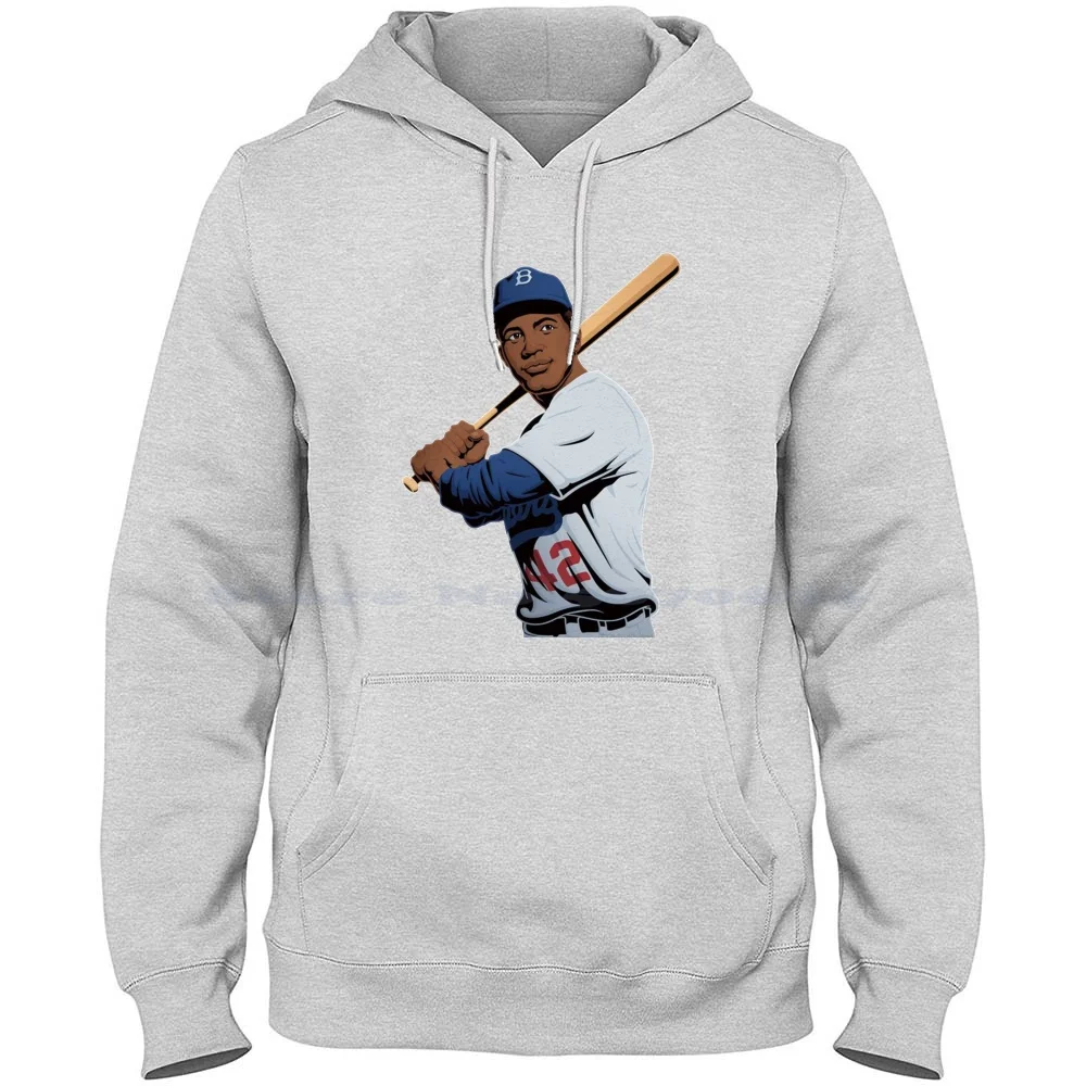 Jeki Robin Son Ball 100% хлопковая толстовка с капюшоном футболка Джеки Робинсон Бейсбол