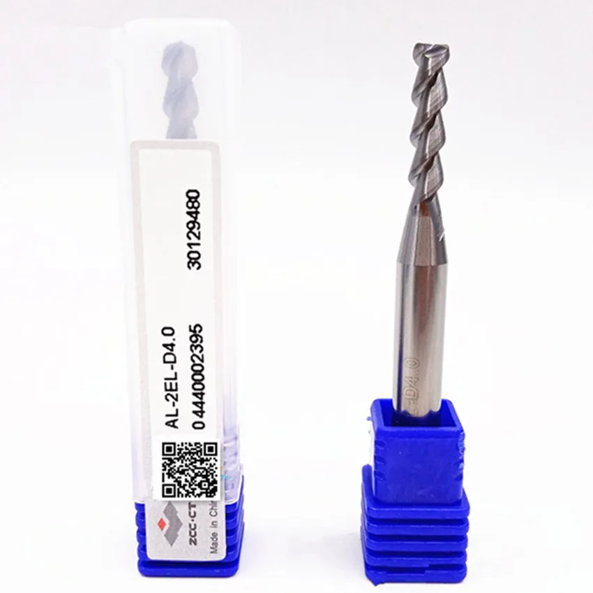 

ZCC.CT AL-2EL-D3.0/AL-2EL-D4.0/AL-2EL-D5.0/AL-2EL-D6.0 2-зубые плоские концевые фрезы 1 шт./кор.