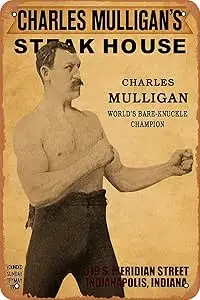 Металлический знак NIUMOWANG — жестяной постер для стейка Рона Суаньсона 12 х 8 дюймов